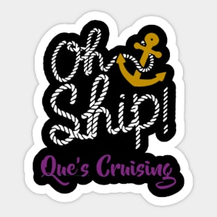 Omega Cruise shirt Sticker